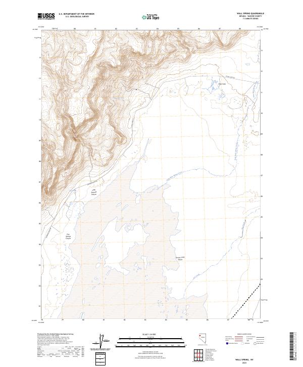 Wall Spring, NV — USGS 7.5-minute topo (2023)