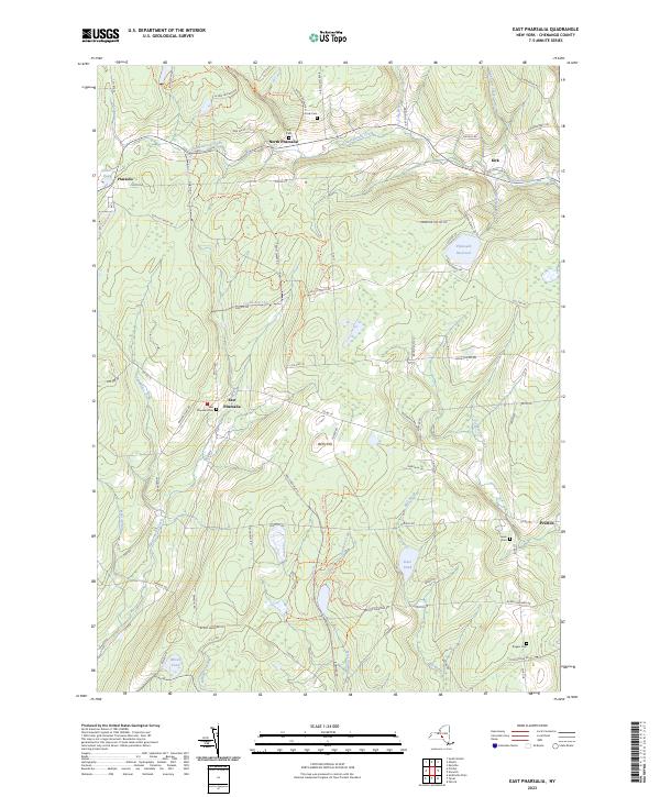 East Pharsalia, NY — USGS 7.5-minute topo (2023)