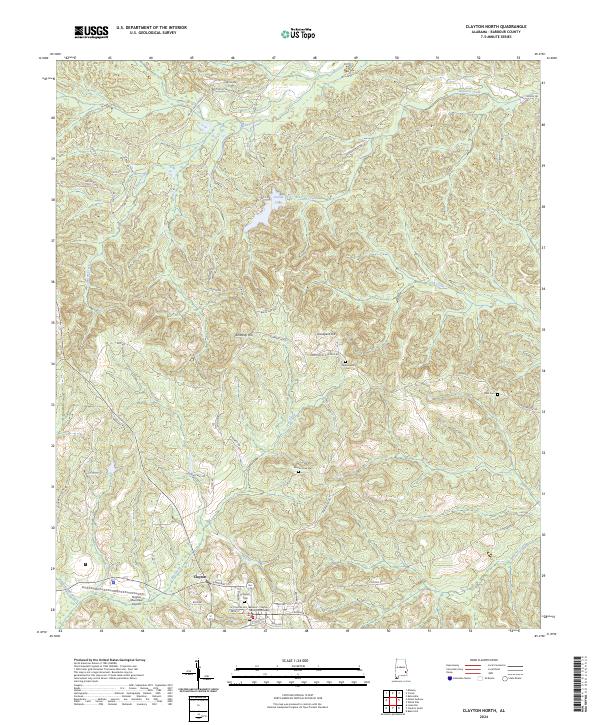 Clayton North, AL — USGS 7.5-minute topo (2024)