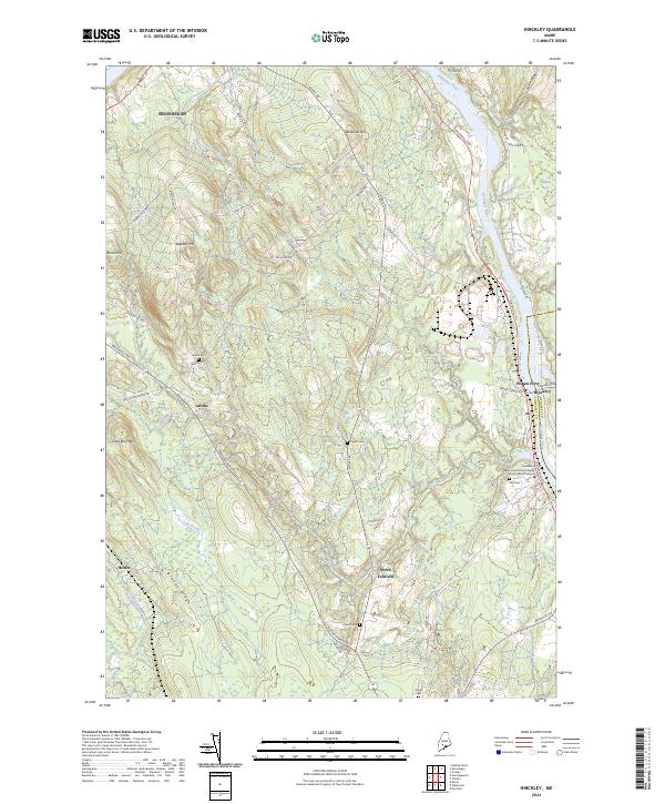 Hinckley, ME — USGS 7.5-minute topo (2024)