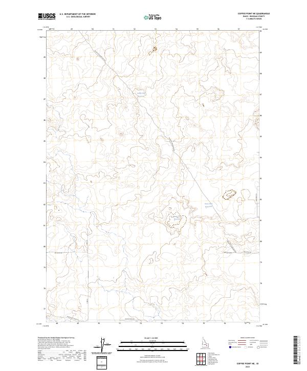 Coffee Point NE, ID — USGS 7.5-minute topo (2023)