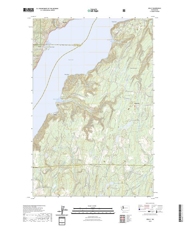 Holly, WA — USGS 7.5-minute topo (2023)