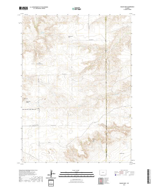 Eagles Nest, WY — USGS 7.5-minute topo (2021)
