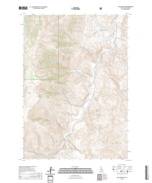 Bald Mountain, ID — USGS 7.5-minute topo (2024)