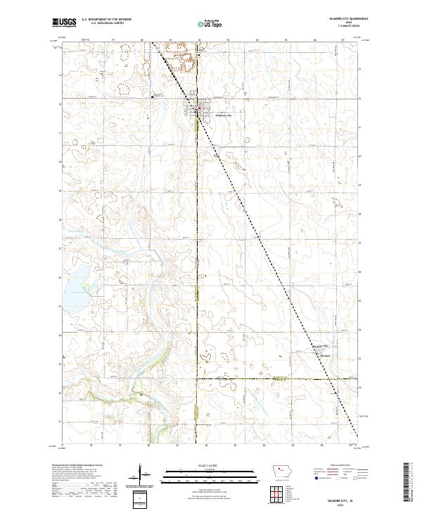 Gilmore City, IA — USGS 7.5-minute topo (2022)