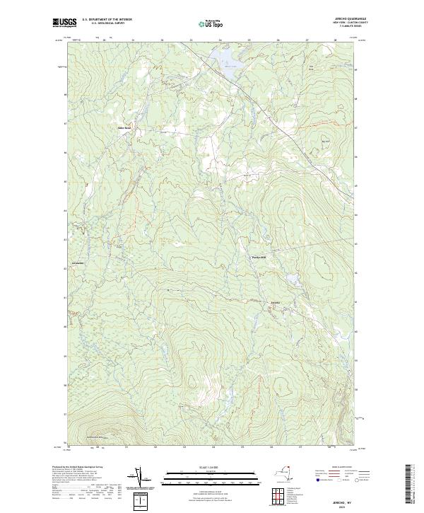 Jericho, NY — USGS 7.5-minute topo (2023)