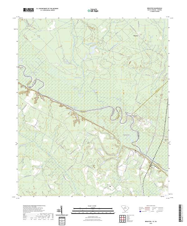 Brighton, SC-GA — USGS 7.5-minute topo (2024)