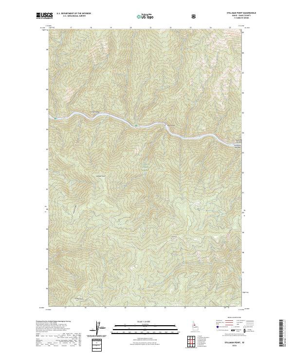 Stillman Point, ID — USGS 7.5-minute topo (2024)