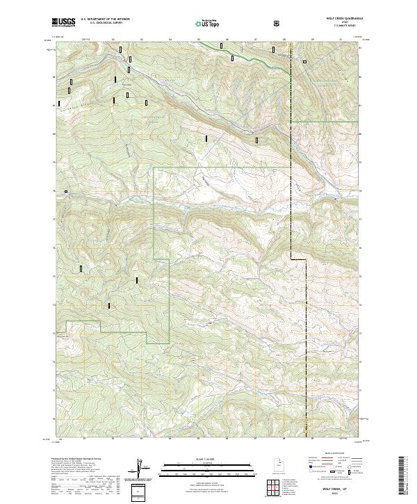 Wolf Creek, UT — USGS 7.5-minute topo (2023)