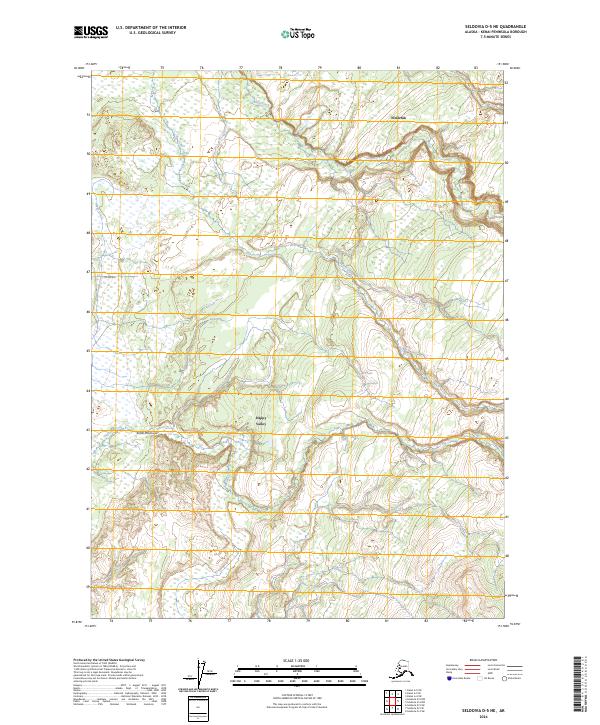 Seldovia D-5 NE, AK — USGS 7.5-minute topo (2024)