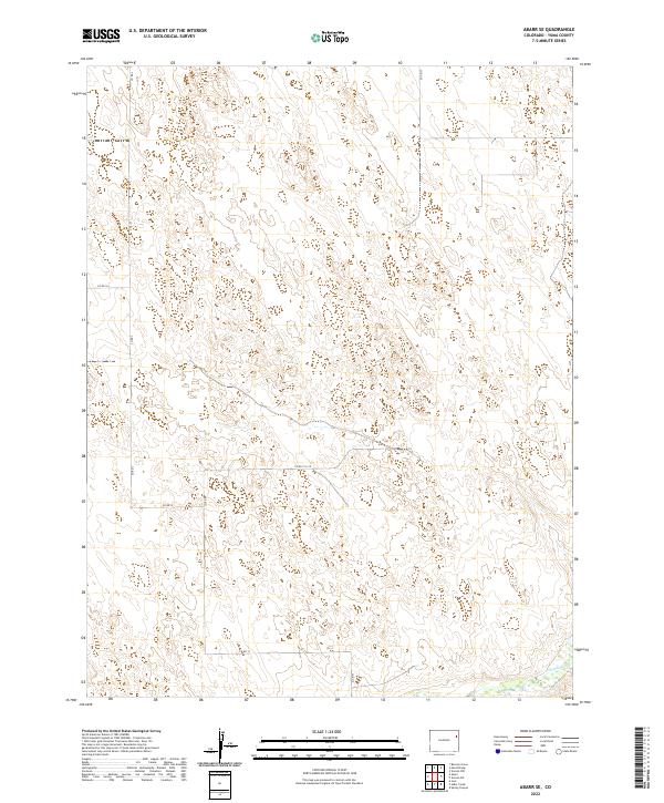 Abarr SE, CO — USGS 7.5-minute topo (2022)