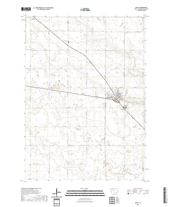 Rolfe, IA — USGS 7.5-minute topo (2022)