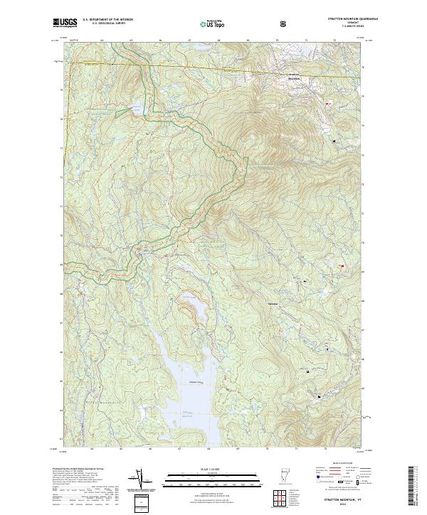 Stratton Mountain, VT — USGS 7.5-minute topo (2024)