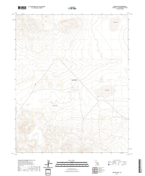 Nelson Lake, CA — USGS 7.5-minute topo (2021)