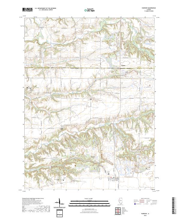 Fairview, IL — USGS 7.5-minute topo (2024)