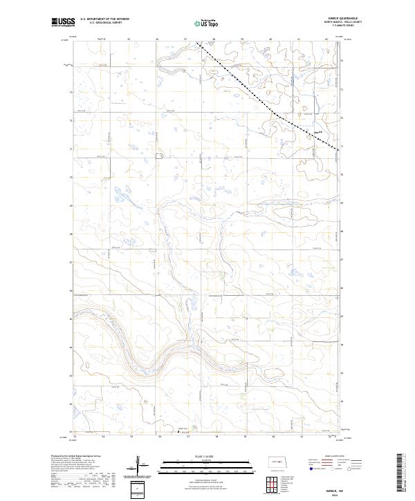 Emrick, ND — USGS 7.5-minute topo (2024)