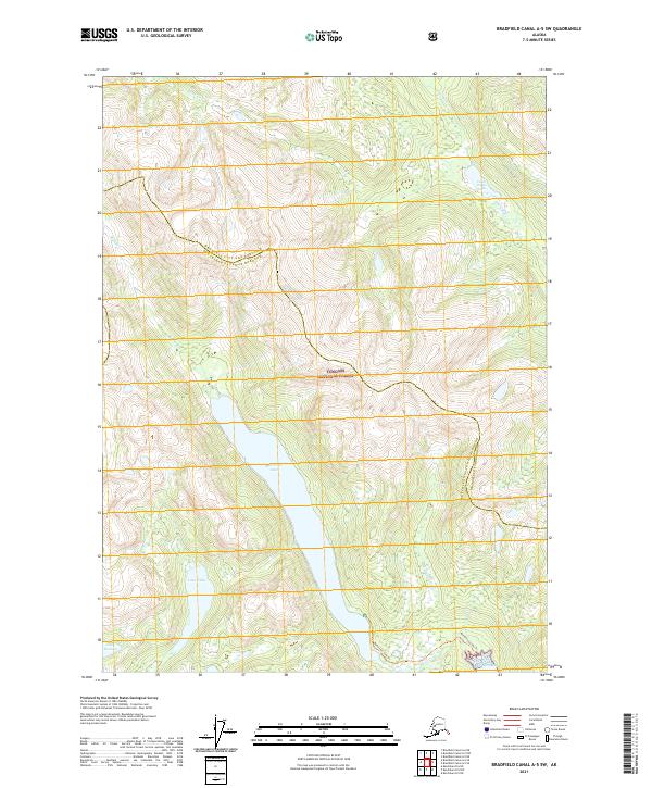 Bradfield Canal A-5 SW, AK — USGS 7.5-minute topo (2021)