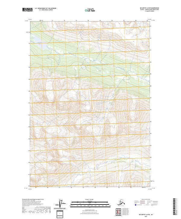 McCarthy A-8 NE, AK — USGS 7.5-minute topo (2023)