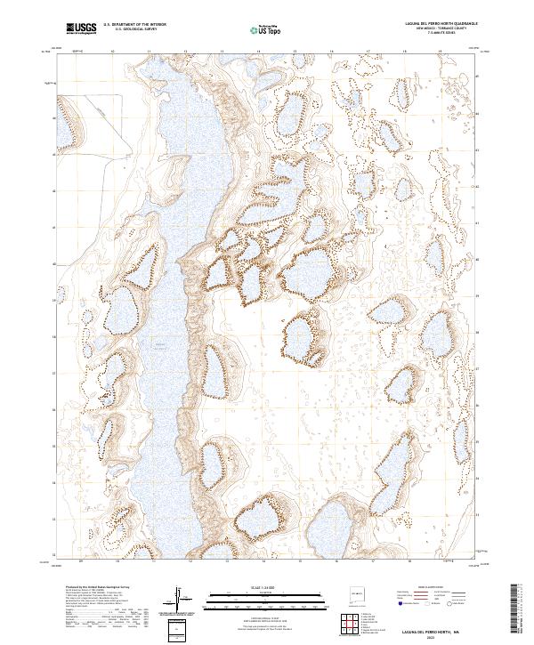 Laguna Del Perro North, NM — USGS 7.5-minute topo (2023)