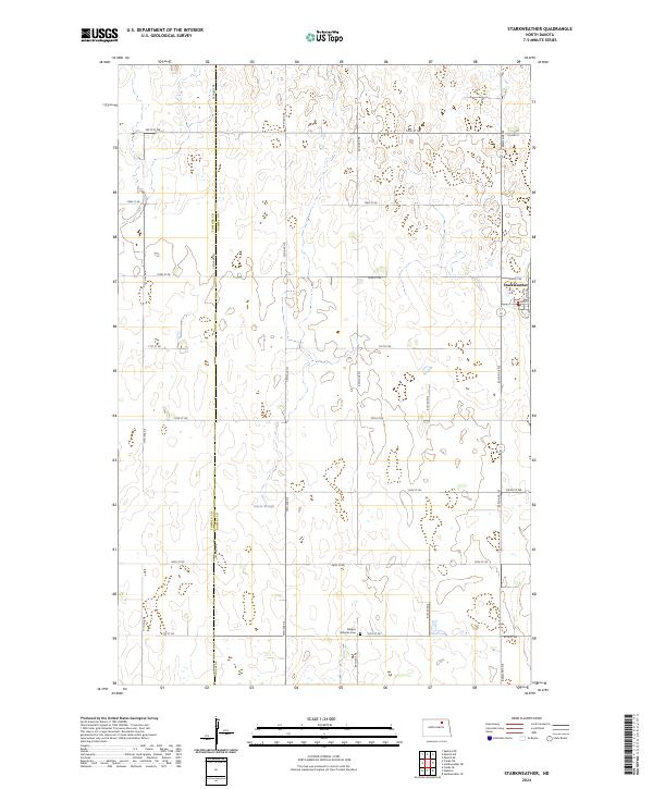 Starkweather, ND — USGS 7.5-minute topo (2024)