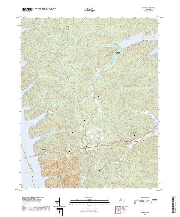 Fenton, KY — USGS 7.5-minute topo (2022)
