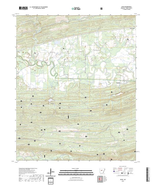 Aplin, AR — USGS 7.5-minute topo (2024)