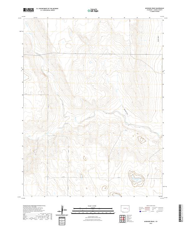 McKenzie Draw, CO — USGS 7.5-minute topo (2022)