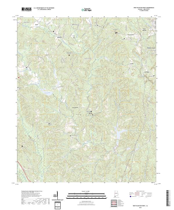 West Blocton West, AL — USGS 7.5-minute topo (2024)