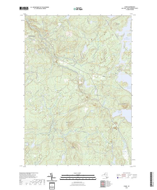 Stark, NY — USGS 7.5-minute topo (2023)