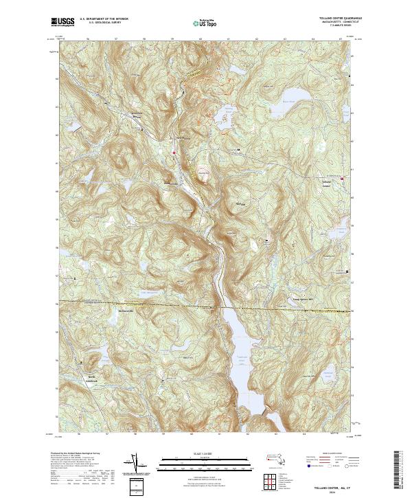Tolland Center, MA-CT — USGS 7.5-minute topo (2024)