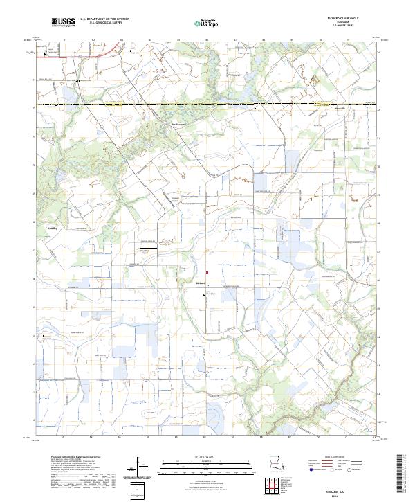 Richard, LA — USGS 7.5-minute topo (2024)