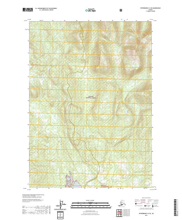 Petersburg C-5 SE, AK — USGS 7.5-minute topo (2021)