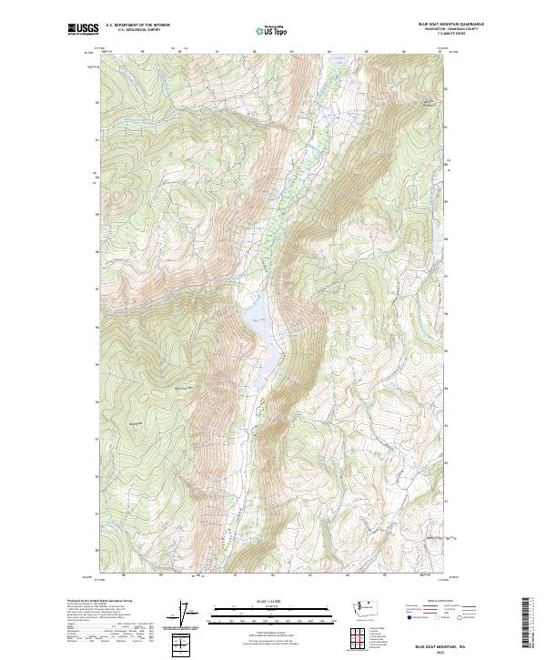 Blue Goat Mountain, WA — USGS 7.5-minute topo (2023)