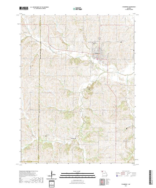 Stanberry, MO — USGS 7.5-minute topo (2021)
