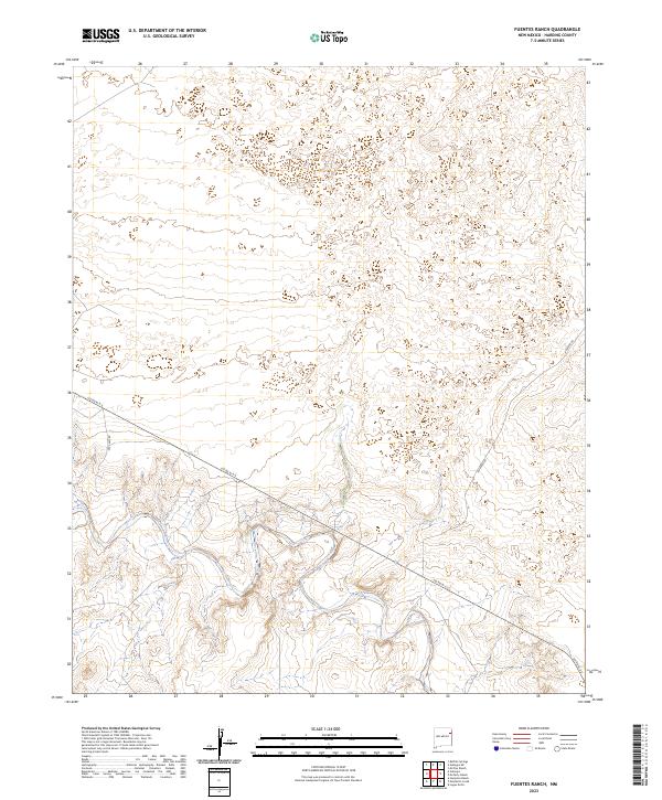 Fuentes Ranch, NM — USGS 7.5-minute topo (2023)