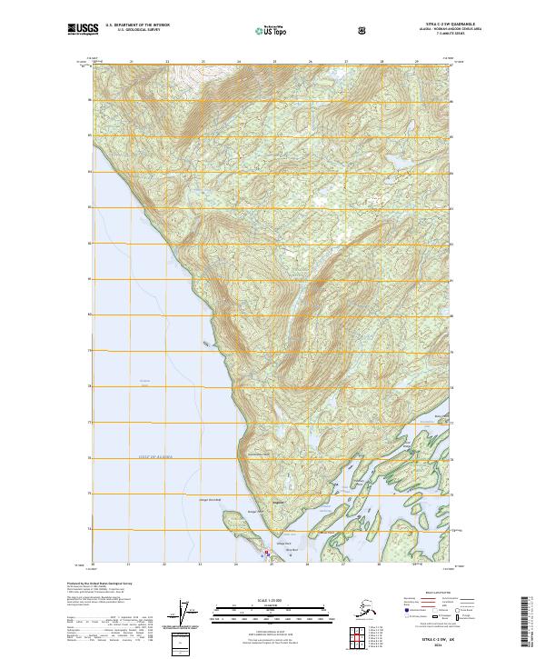 Sitka C-2 SW, AK — USGS 7.5-minute topo (2024)