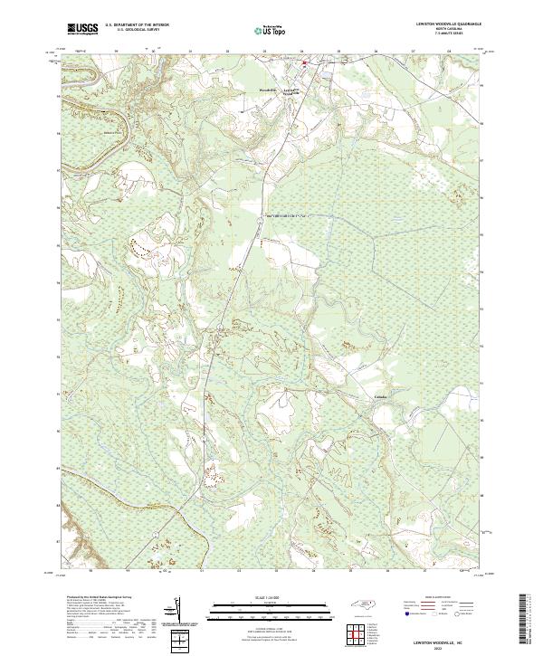 Lewiston Woodville, NC — USGS 7.5-minute topo (2022)