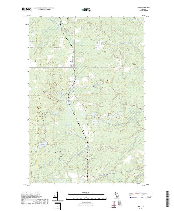 Sagola, MI — USGS 7.5-minute topo (2023)
