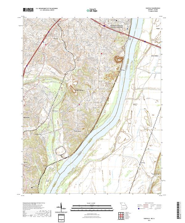Oakville, MO-IL — USGS 7.5-minute topo (2021)