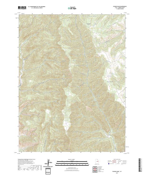 Patmos Head, UT — USGS 7.5-minute topo (2023)