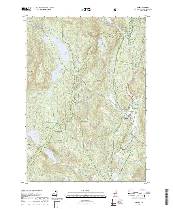 Warren, NH — USGS 7.5-minute topo (2024)