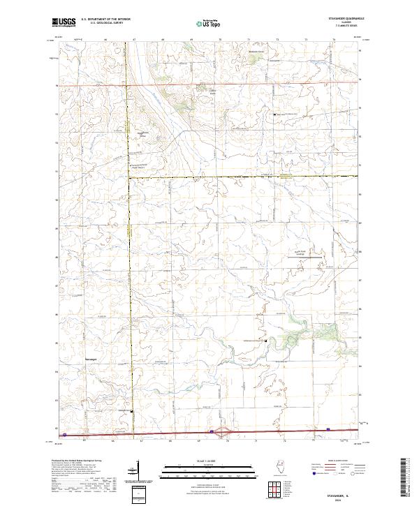 Stavanger, IL — USGS 7.5-minute topo (2024)