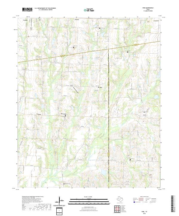Pike, TX — USGS 7.5-minute topo (2022)