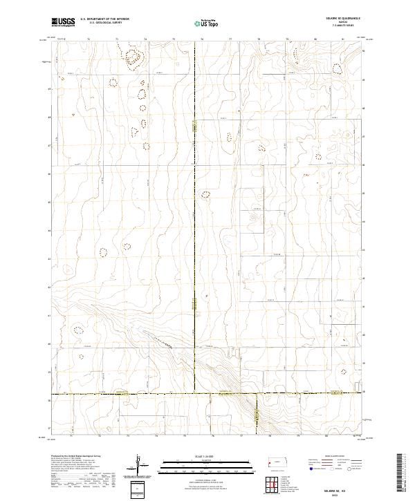 Selkirk SE, KS — USGS 7.5-minute topo (2022)