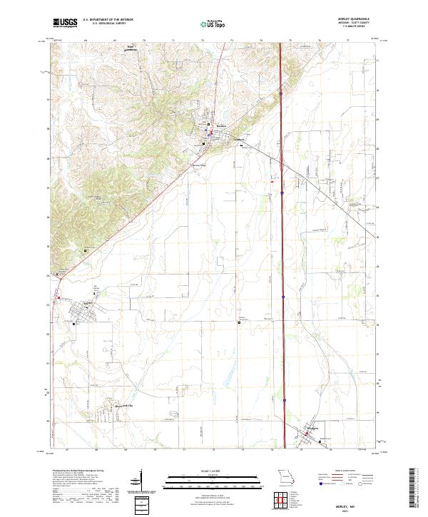 Morley, MO — USGS 7.5-minute topo (2021)
