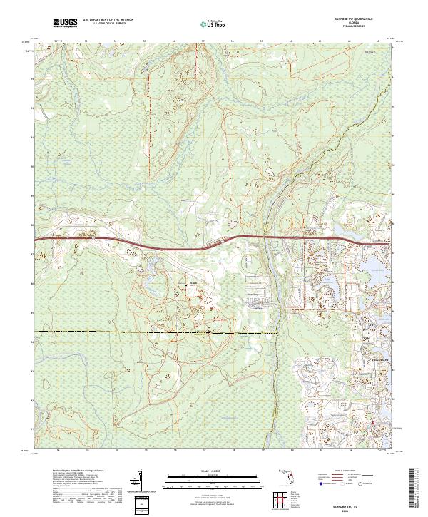 Sanford SW, FL — USGS 7.5-minute topo (2024)