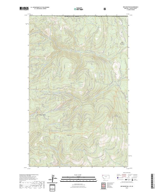Red Mountain, MT-BC — USGS 7.5-minute topo (2024)