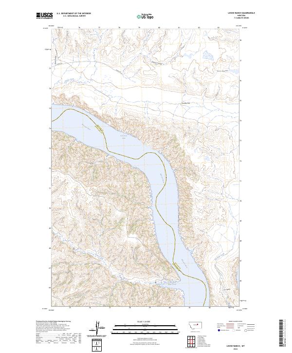 Locke Ranch, MT — USGS 7.5-minute topo (2024)