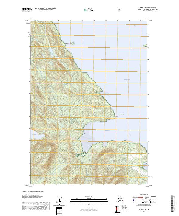 Sitka C-1 NE, AK — USGS 7.5-minute topo (2024)