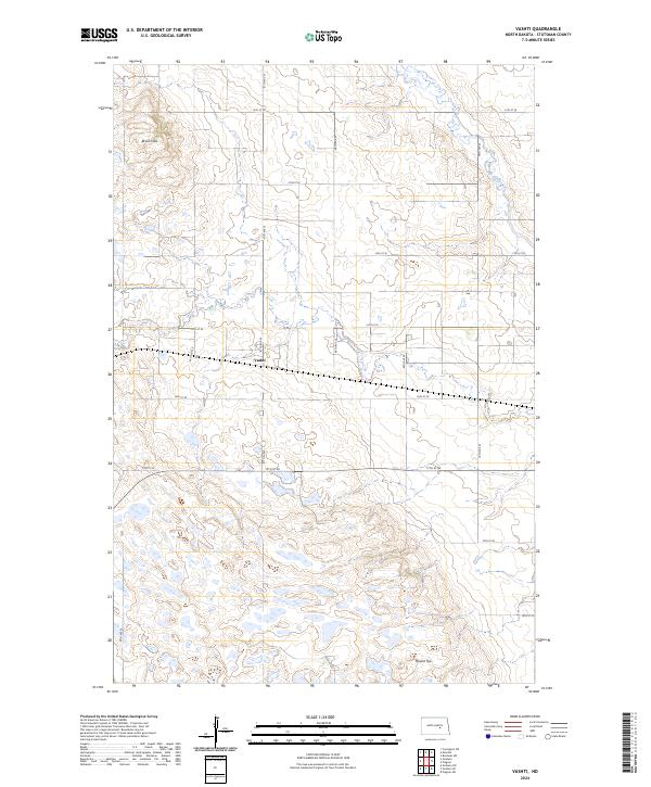 Vashti, ND — USGS 7.5-minute topo (2024)